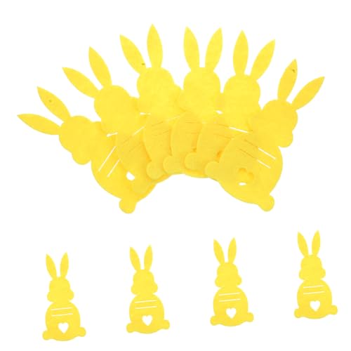 FOMIYES 10 Stück Hasenwechselhalter Hasen-utensilienhülle Aus Filz Silberbesteckhalter in Kaninchenform Häschen-besteckhalter-Tasche Osterbesteck Osterhasen-geschenktüten Gelb Tuch FOMIYES 10 Stück Hasenwechselhalter Hasen-utensilienhülle Aus Filz Silberbesteckhalter in Kaninchenform Häschen-besteckhalter-Tasche Osterbesteck Osterhasen-geschenktüten Gelb Tuch von FOMIYES