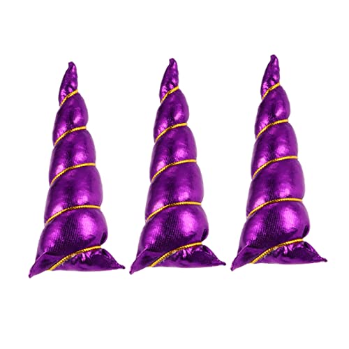 FOMIYES 10st Krippen-bastelarbeiten Für Kinder Partytütenfüller Für Kinder Haarschmuck Stirnband Aus Horn Gefälligkeit Für Geburtstagsfeiern Goldenes Horn Violett Hörner Weihnachtssocken von FOMIYES