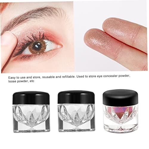 FOMIYES 10 Stück Leere Kosmetikflaschen mit Schwarzem Deckel und Einsatz Nachfüllbare Aufbewahrungsflaschen für Puder Concealer und Lidschatten Reise und Makeup Organizer FOMIYES 10 Stück Leere Kosmetikflaschen mit Schwarzem Deckel und Einsatz Nachfüllbare Aufbewahrungsflaschen für Puder Concealer und Lidschatten Reise und Makeup Organizer von FOMIYES