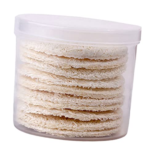 FOMIYES 10st Luffa-make-up-entferner Make-up-entferner-pads Luffa-schwamm-gesichtsbürste Gesichts Luffaschwamm Gesichtsschwämme Gesichts-puff Peeling Luffa Pad Naturschwamm Wäscher Spa von FOMIYES