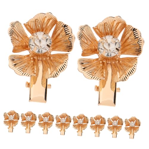 FOMIYES 10stücke Blumen Haarnadel Floral Haarspange Minimalistischer Haarclip Damen Haaraccessoire Dekoration Für Alltag Party von FOMIYES