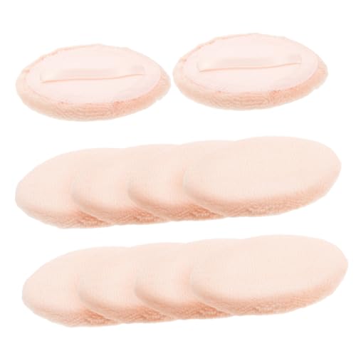 FOMIYES 10 Stück Pure Cotton Round Makeup Weiche Hautfreundliche Kosmetikpads Für Puder Und Highlighter Sanftes Make Up Werkzeug Für Frauen von FOMIYES