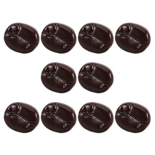 FOMIYES 10 Stück Realistische Kaffee Anstecknadeln Kaffeebohnen Brosche Aus Kunstharz Für Kleidung Hüte Handtaschen Rucksäcke Café Themen Arbeiter Accessoires von FOMIYES