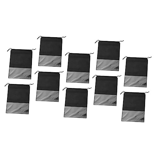 FOMIYES 10 Stück Schuhbeutel mit Kordelzug Große Reiseschuhtaschen Vliesstoff Staubdicht und Tragbar Schuhaufbewahrungstasche für Männer und Frauen für Reisen und Aufbewahrung von FOMIYES