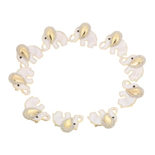 FOMIYES 10 Stück Strassbesetzte Tierbroschen Einzigartige Bling Anstecknadeln für Damen Modische Tierbroschen für Blusen Schals und Taschen Leichter Schmuck für Alltag und Festlichkeiten von FOMIYES