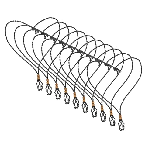 FOMIYES 10 Stück Teiliges Handgefertigtes Anhängerhalter Netz Verstellbarer Schmuckkäfig für Diy Halsketten Vielseitiges Retro Design für Damen und Herren Vielseitiges für Verschiedene von FOMIYES