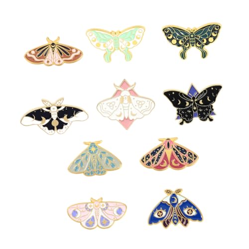 FOMIYES 10 Stück Teiliges Schmetterlinge und Motten Broschen aus Langlebiger Legierung Kreative Insekten Anstecker für Kleidung Taschen Rucksäcke und Hüte Modisches Tier Abzeichen für FOMIYES 10 Stück Teiliges Schmetterlinge und Motten Broschen aus Langlebiger Legierung Kreative Insekten Anstecker für Kleidung Taschen Rucksäcke und Hüte Modisches Tier Abzeichen für von FOMIYES