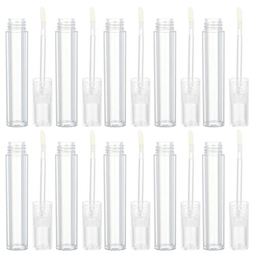 FOMIYES 10stücke Leere Lip Gloss Röhrchen Wiederverwendbare Tuben Für Diy Lippenpflege Transparent Für Lippenstift Und Balsam Praktische Behälter Für Zuhause Und Unterwegs von FOMIYES