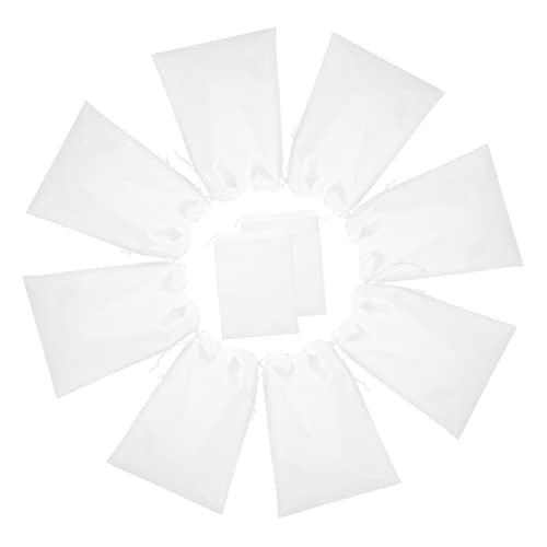 FOMIYES 10 Stücke Schuhbeutel für Reise Kordelzug Schuhorganizer Atmungsaktivem Material Staubdicht 40x30cm für Damen und Herren Wiederverwendbar von FOMIYES