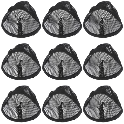 FOMIYES 10stücke Netz-haarnetzkappe Für Damen Und Herren Dehnbare Zum Schlafen Und Häkeln Schwarz von FOMIYES