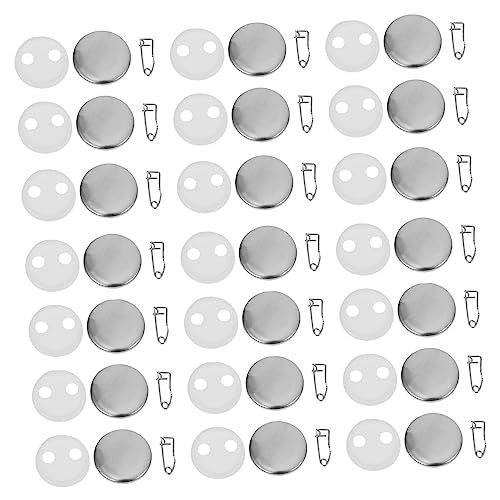 FOMIYES 100 Sätze Blanko Button Badge DIY Basteln Anstecknadeln aus Langlebigem Legierungsmaterial Rostfrei für Abzeichen Geschenkideen Kleidung und Hüte von FOMIYES