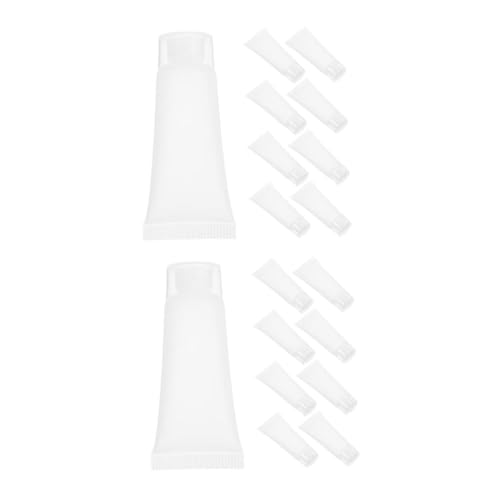 FOMIYES 100 Stck. Reise Quetschflaschen mit Schraubverschluss Nachfüllbare Lotion Flaschen Auslaufsichere Kosmetik Tuben für Handcreme Zahnpasta Shampoo Leicht und Kompakt für Unterwegs von FOMIYES