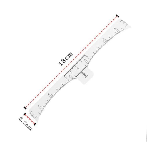 FOMIYES 100 Stück Augenbrauen Aufkleber Präzises Vermessungswerkzeug für Symmetrische Augenbrauenform Einfache Anwendung für Profis und Anfänger von FOMIYES