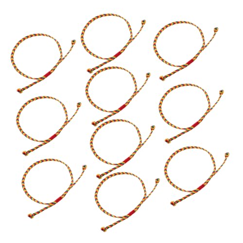 FOMIYES 10stücke Bunte Verstellbare Seilarmbänder Handgewebter Ethnischer Fußschmuck Boho-sommerkettchen Geflochtene Partyarmbänder Freundschaftsschmuck Für Frauen Kordelarmbänder von FOMIYES