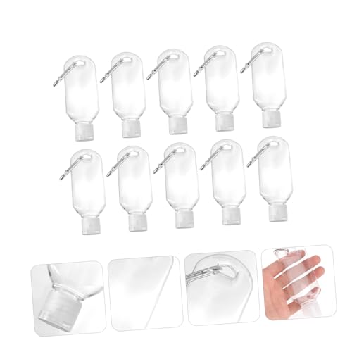 FOMIYES 10stücke Nachfüllbare Flaschen Mit Haken Reiseflaschen Für Shampoo Duschgel Körperlotion Gesichtsreiniger Handcreme Hautpflege Für Reisen Sport Und Outdoor-aktivitäten von FOMIYES