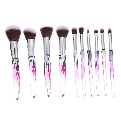 FOMIYES 10stücke Teiliges Makeup Pinsel Set Griff Professionelle Kosmetikpinsel Für Foundation Lidschatten Und Eyeliner Weiche Nicht Ausfallende Borsten Für Makelloses Auftragen Für von FOMIYES