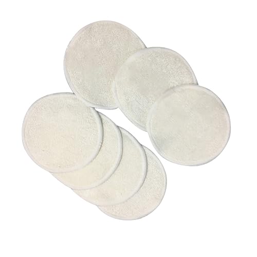 FOMIYES 10stücke Wiederverwendbare Make-up-entferner-pads Aus Bambusfasern Gesichtswaschpads Für Sanfte Reinigung Geeignet Für Augen-make-up Lidschatten Und Lippenstift Für Reisen Und von FOMIYES