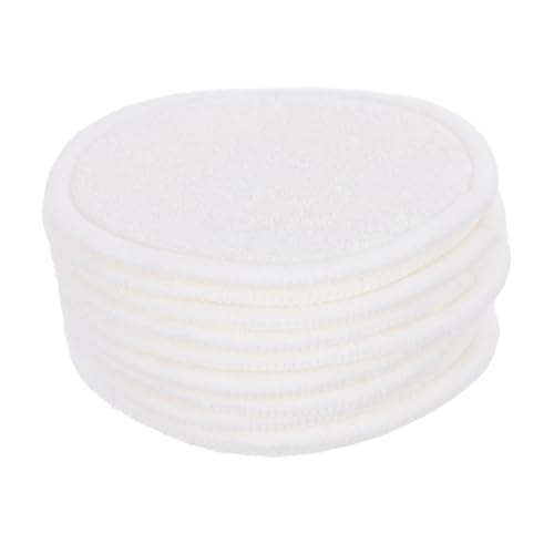 FOMIYES 10stücke Wiederverwendbare Make-up-entferner-pads Aus Baumwolle Runde Gesichtsreinigungspads Waschbar Für Hautpflege Zu Hause Und Unterwegs von FOMIYES
