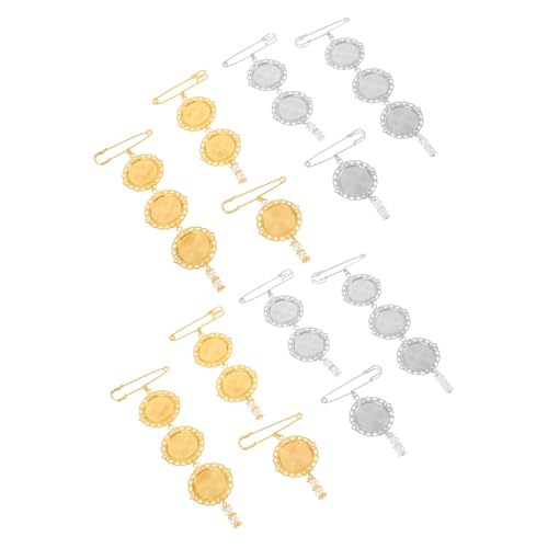 FOMIYES 12 Sätze Teiliges Graduation Tassel Keepsake Fotoanhänger mit Anstecknadeln Vielseitiges Andenken für Abschluss Dekoratives Abzeichen für Mütze und Umhang Langlebiges von FOMIYES