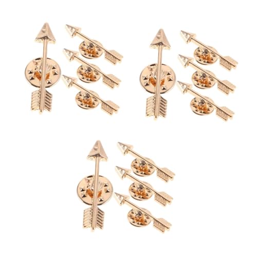 FOMIYES 12 Stck. Broschen Zinklegierung Handgefertigte Vintage Anstecknadeln mit Glänzendem Finish Kreative Abzeichen für Kleidung Schals und Mäntel Robuste Retro Pins für Damen von FOMIYES