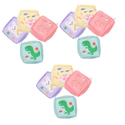 FOMIYES 12 STK Aufbewahrungstasche Kulturbeutel für Damen Damenhandtaschen Geldbörse Kosmetiktasche Storage Boxes Taschen für Stilleinlagen Entzückende Taschen aus der Zeit Nylon-Material von FOMIYES