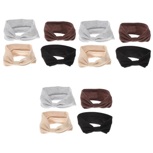 FOMIYES 12 Stk breites geknotetes Stirnband Knotenstirnband für frauen Stirnband trainieren Haarband Haargummis Turban-Stirnbänder geknotete Stirnbänder Yoga Kopfbedeckung von FOMIYES