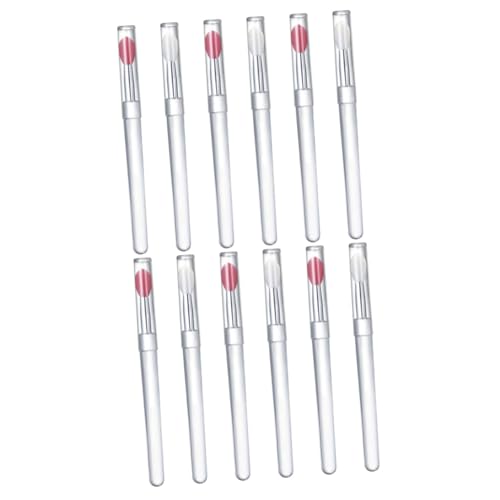 FOMIYES 12 Stk Lippenpinsel aus Silikon mit Deckel Lippenstift für Frauen Lippenstift Lippenapplikator Make-up Pinsel kosmetikpinsel Lippenapplikatoren lidschatten Schönheitszubehör von FOMIYES