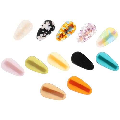FOMIYES 12 Stück Entebilly Jacket Set Haarschmuck Kleine Haarclip Acetathaarklammern Süß Haarstyling-clips Kleine Mädchen Haarzubehör Entengerechnungshaarklammern Modische Haarnadel Metall von FOMIYES