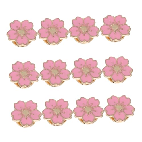 FOMIYES 12 Stück Niedliche Japanische Kirschblütenbroschen aus Langlebiger Legierung Süße Anstecknadeln im Mädchenstil für Kleidung Taschen und Uniformen Modisch und Farblich Beständig von FOMIYES