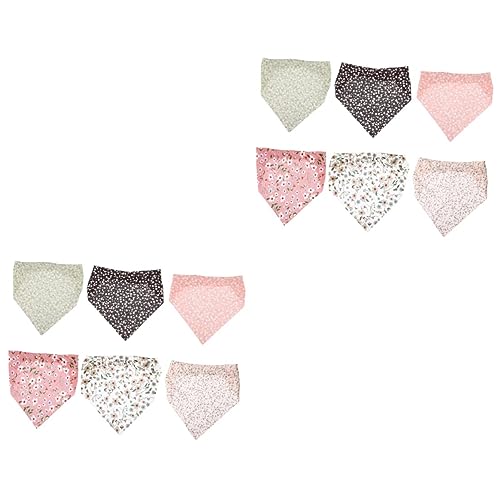 FOMIYES 12 Stk Dreieckiges Stirnband Blumen-haarbandanas Dreieckige Haarschals Kopf Wickeln Stretch-bandanas Für Damen Schals Für Frauen Kopftuch Zubehör Die Seide Fräulein Elastisch von FOMIYES