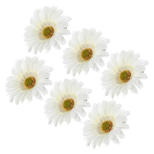 FOMIYES 12 Stück Sonnenblumen-Seitenclip Kinder-Haarspangen Für Mädchen Boho-Haar-Accessoires Braut-Kopfschmuck Für Hochzeit Blumen-Haarnadeln Blumen-Kopfschmuck Haarteile Für von FOMIYES