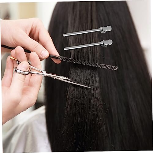 FOMIYES 12 Stück Teiliges Haarclips für Friseure Rutschfeste Duckbill Haarklammern zum Präzisen Abteilen und Styling Kompakte Leichte Haarspangen für Damen mit Langem Haar von FOMIYES