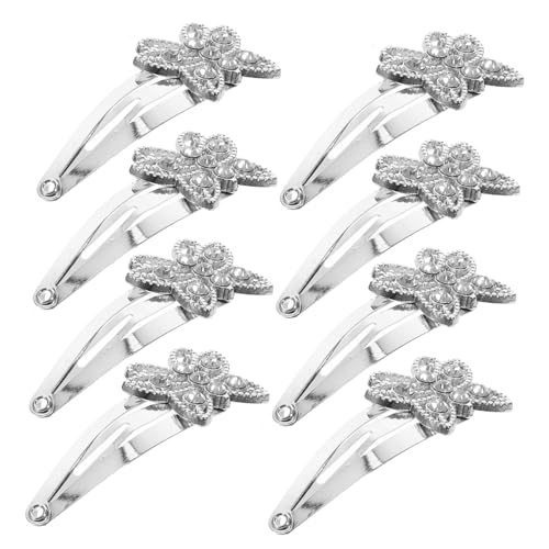 FOMIYES 12 Stück Teiliges Metall Haarclips mit Funkelnden Strasssteinen Langlebig und Hautfreundlich Haarschmuck für Damen und Mädchen Vielseitig und Sicher im von FOMIYES