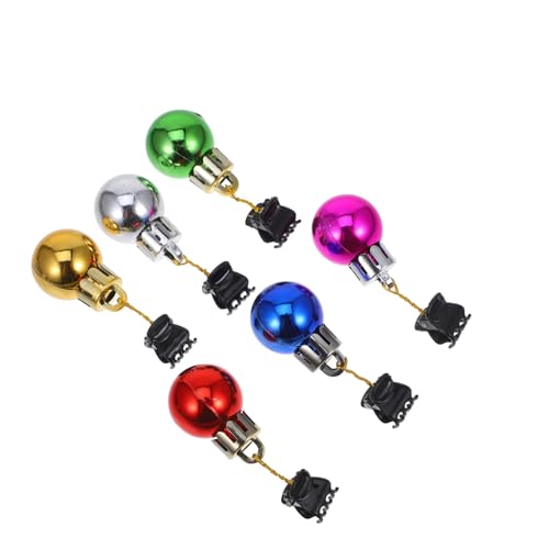 FOMIYES 12 Stück Weihnachts Bartclips Bunte Bartornamente mit Clips für Festliche Gesichtsbehaarung Weihnachtsdekoration für Männer und Cosplay Farbe Zufällig Zufällige von FOMIYES