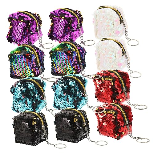 FOMIYES 12stücke Quadratische Münztaschen Kleine Geldbörsen Aus Strapazierfähigem Material Wechselgeldbörsen Für Reisen Und Alltag Lagerung Taschen von FOMIYES