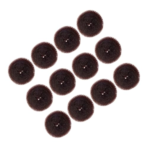 FOMIYES 12 Teiliger Haar Donut Dutt Maker Dutt Former Für Und Mädchen Bequemes Haarnetz Zubehör Für Und Mädchen Stilvolle Hochsteckfrisuren von FOMIYES