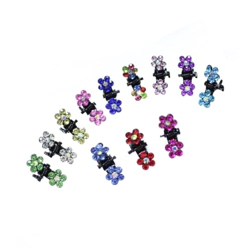 FOMIYES 120 Stück Teiliges Bunte Haarklammern für Mädchen Kleine Blumen Haarkralle Langlebig und Einfach zu Befestigen Vielseitiges Haar Accessoire für zu Weihnachten und Geburtstag von FOMIYES