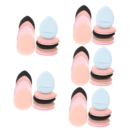 FOMIYES 125 Fingerspitzen Puderquaste Kissen Make Up Applikatorquasten Make Up Puff Für Gesichtspuderquaste Mini Fingerquaste Concealer Make Up Puff Damen Make Up von FOMIYES