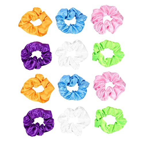 FOMIYES 12stücke Leuchtende Haar-accessoires Mit Led-licht Dekorative Haargummis Aus Satin Elastische Haarseile Für Frauen Für Partys Und Täglichen Gebrauch von FOMIYES