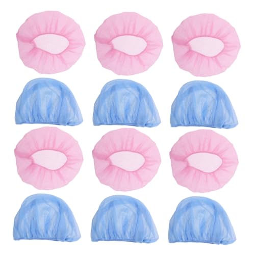 FOMIYES Haarhauben 12er-pack Schlafhaube Für Damen Kochmütze Netz-haarabdeckung Polyester-baumwolle von FOMIYES