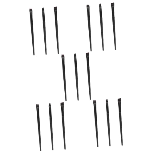 FOMIYES 15 Stk Eyelinerpinsel Augenbrauenpinsel Make-up Mit Flachem Pinsel Eyeliner-pinsel Abgewinkelter Make-up-pinsel Mischpinsel Für Make-up Eyeliner-make-up-pinsel Mädchen Werkzeug von FOMIYES