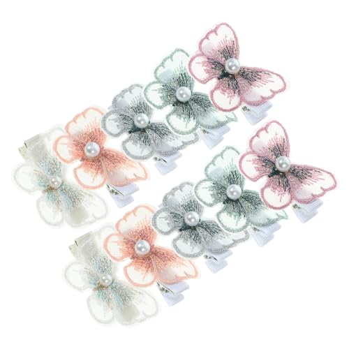 FOMIYES 15stücke Netz Schmetterling Haarspangen Kleine Haarspangen Damen Perlendekor Haar Accessoires Für Hochzeit Geburtstag Party Frisur Dekoration von FOMIYES