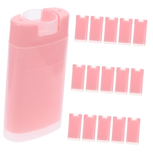 FOMIYES 15 Stück Teiliges Lippenbalsam DIY Ovale Lippenstifthülsen aus Hochwertigem Material Kompakt Auslaufsicher für Selbstbefüllbare Lippenpflege Platzsparend für Frauen und Mädchen von FOMIYES