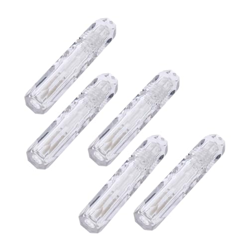 FOMIYES 15 Stück Teiliges Transparente Lippenpflege tuben Diamantförmige Lip Gloss Flaschen Nachfüllbare Lippenstiftbehälter DIY Kosmetikverpackung für Frauen und Mädchen von FOMIYES