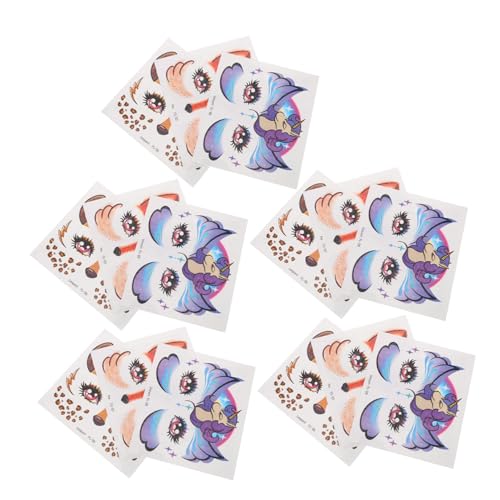 FOMIYES 15stücke Fuchs Aufkleber Für Junge Mädchen Tieraufkleber Gesichtsaufkleber Mit Cartoon-tiermuster Augenaufkleber Partyaufkleber Aus Pvc von FOMIYES