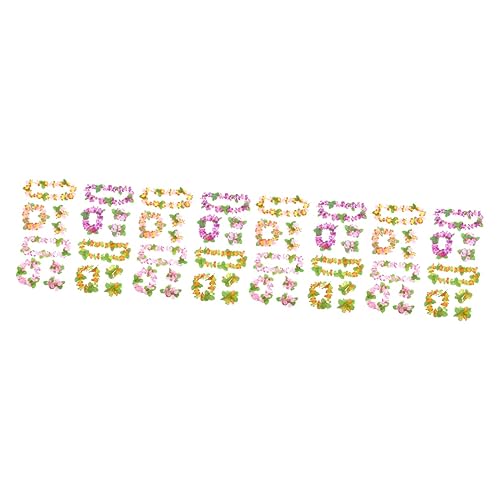 FOMIYES 16 Sätze Hawaiian Ische Blumen Gürtel Leis Hawaii-blumen-halskette Luau-armband Hawaiianische Lei- Hawaiischer Kopfschmuck -lei-halskette Mädchen Haar Tuch Geschenk von FOMIYES