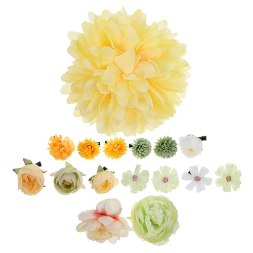 FOMIYES 16 Stück Mini Haarclips Set Blumen Haarspangen für Mädchen und Damen Niedliche Haarschmuck Accessoires Vielseitig Einsetzbar für Verschiedene Frisuren von FOMIYES