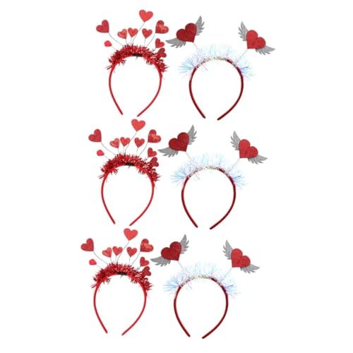 FOMIYES 18 Stk valentinstag stirnband Kopftuch Stirnband Liebhabertag Stirnbänder Geschenk Haarschmuck valentinstag kopfschmuck valentinstag haarband Kleidung schmücken Knallt Schal Damen von FOMIYES