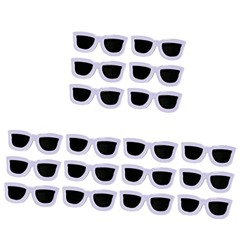 FOMIYES 18 Stk Lustige Haarnadel Für Sonnenbrille Einzigartige Haarspangen Brillenspangen Lustiger Seitenclip Sonnenbrillen Haarspangen Lustige Haarnadeln Plastik Knopf Sommer Kleine von FOMIYES