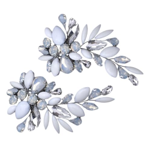 FOMIYES 1Paar Schuhclips Abnehmbare Schuhdekorationen für Brautschuhe Glitzernde Schuhcharms für Partys Besondere Anlässe Universelles Schuhzubehör für Damen von FOMIYES